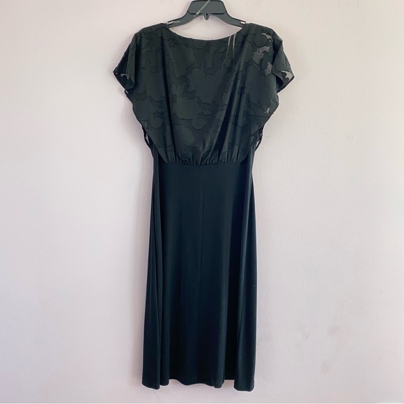 NEW Macy’s Connected Apparel Cape-Overlay Sheath Dress size 10 - Picture 5 of 13